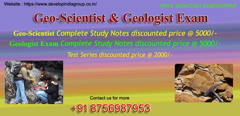 Geo-Scientist/Geologist exam